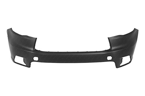 BUMPERS THAT DELIVER - Primered, Front Upper Bumper Cover Fascia for 2014 2015 2016 Toyota Highlander 14 15 16, TO1014102