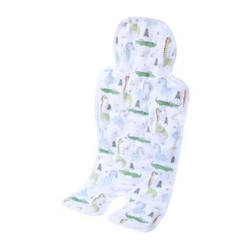 Kiwetベビーカー 保冷シート ひんやりシート アイスまくら チャイルドシート ベビーチェア 接触冷感 ベビーカーマット 防水加工 立体構造 暑さ対策 ベビーカー (クロコダイルリトルグリーン)