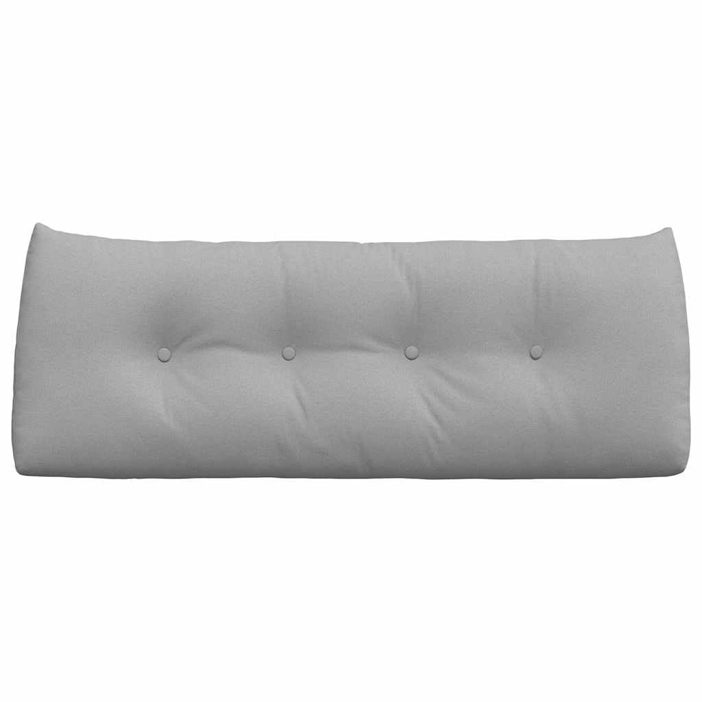 Cuscino per la schiena, in velluto, ergonomico, grigio nuvola