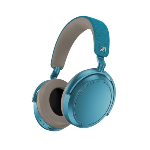 Sennheiser Momentum 4 Wireless Kopfhörer mit Bluetooth - mit adaptiver Geräuschunterdrückung für kristallklare Anrufe - 60 Stunden Akkulaufzeit - anpassbarer Klang, leicht und faltbar - Teal