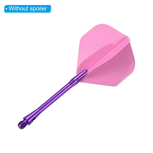 Image of PATIKIL 48mm Dart Shafts, Medium 2BA Thread Aluminum Dart Stems Dart Accessories Throwing Fitting for Steel Tip - 6 Pack (Purple)