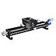 Professionelle Mikroschiene AL6061 CNC-gefrast - 180mm Verfahrweg 0.02mm Präzision 8kg Traglast, 360° Drehplatte, Magnet-Schnellverstellung (SFW-180A)
