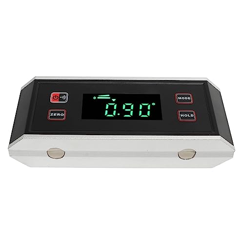 Medidor digital de ángulos con base magnética en V miniatura 3
