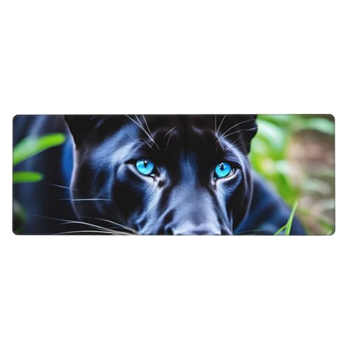 Tapis de souris grand format 80 x 30 cm caoutchouc antidérapant pour PC portable gamer