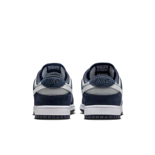 Nike Dunk Low Mens Lifestyle Shoes (Obsidian/White/Light Smoke Grey) (IB3079-400, Blue/Grey/White)4
