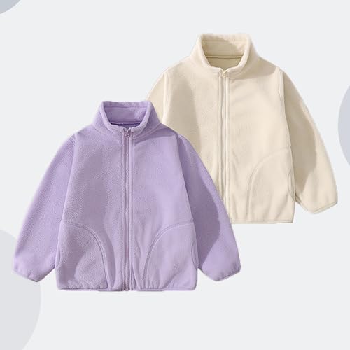 Girls Outdoor Windproof Donation Three In One Fall And Winter Punching Jacket Kids Winter Clothes (Purple, 3-4 Years)2