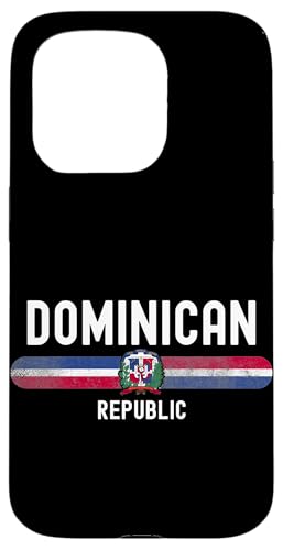 Dominican Republic Flag | Dominican Vintage Distressed Coque pour iPhone 15 Pro