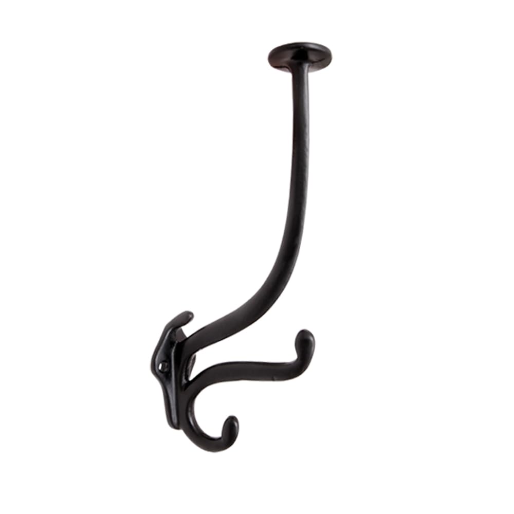 (RES)Metal Wall Hook Hanging Plant Bracket | Decorative Straight Plant Hanger for Pots Bird Feeders, Planters, Lanterns Cotton Wind Chimes Indoor and Outdoor Hanger (Pack Of 1, Helmet 2 Black)-image-49