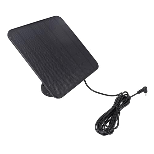 5W Solar Panel for Security Camera, Weatherproof Solar Panel Charger with 360° Adjustable Bracket and 9.8ft Cable, panel solar para camara de seguridad for Ring Cam