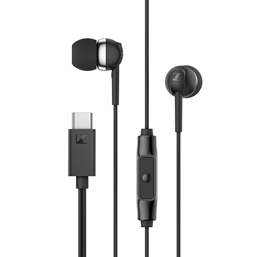 Sennheiser CX 80U - Écouteurs Intra-Auriculaires avec télécommande intégrée - Noir