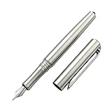TACRAY Deluxe Titanium Fountain Pen, Glass Breaker Pen, Business Signature Fountain Pen, Good...