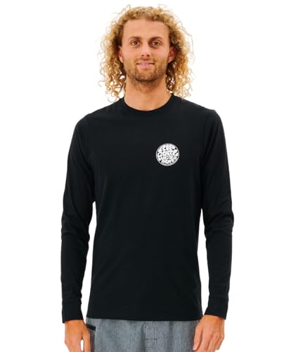 [bv J[] Y  bVK[hTVc (UPF50+EUVJbg) [ 12EMRV / ICONS OF SURF L/S ] C  BLACK M