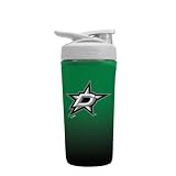 Sok It BotlSok NHL Hockey Protein Blender Shaker Bottle Sleeve Insulated Neoprene Cover (Dallas Stars, Fits 28oz Blender)