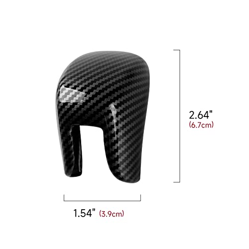 Image of Gear Shift Knob Decals for 2022-2026 Honda Civic /for 2023 2024 Honda CRV HRV /for 2023-2025 Acura Integra Accessories ABS Carbon Fiber Stickers