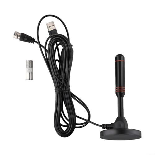 Antena de TV HD para recepción digital con ganancia de 30 dBi y respuesta rápida DVB-T2, antena portátil para interiores y exteriores para televisores digitales