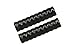 Loc-Line - 81302AS Anti-Static Vacuum Hose Component, Black Acetal Copolymer, 2-1/2" ID, 2 x 12" Length Segments (18 elementals total)