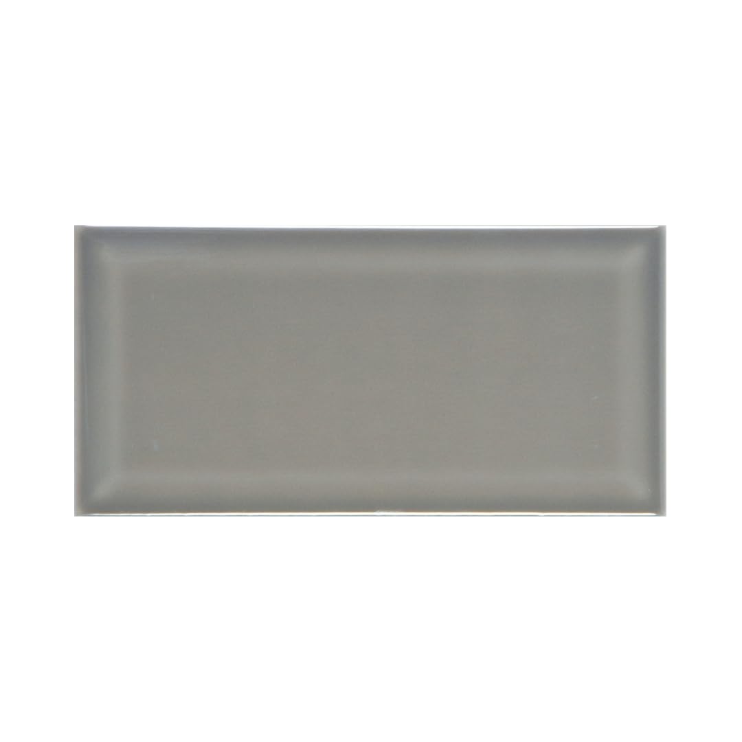 Devon Bevelled 100x 200 Metro Brick Ceramic Tile (50, Dark Grey)
