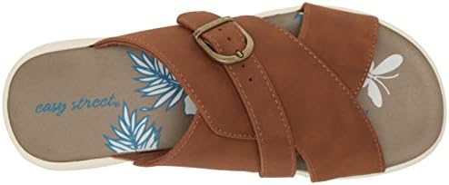 Easy Street Women's Flint Slide Sandal, Tan, 11 Wide | Image 4