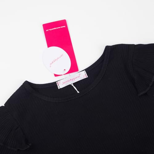 JerrisApparel Toddler Girls Long Sleeve Cotton Dress Tulle Tutu Skirt Fall Winter Party Dress Outfits3