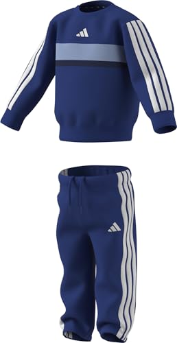 Survêtement bébé adidas 3 Stripes en molleton chaud et doux - 3