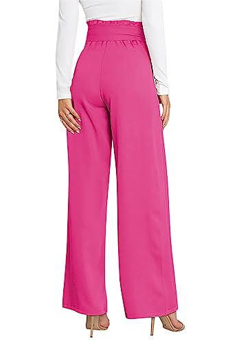 GUOLEZEEV High Waist Wide Leg Pants for Women Business Casual Outfits Dress Pants2