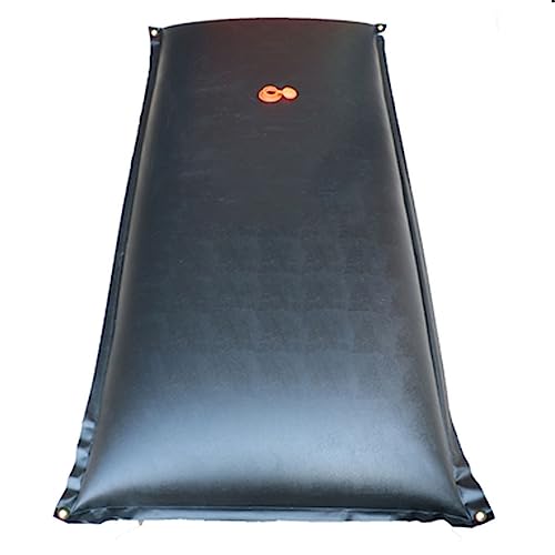 ウォーターバッグ ウォータータンク 折りたたみ水袋 太陽熱温水器 太陽光で水を暖める 大容量で持ち運びが簡単 配管とシャワーヘッド付属品付き K (Size : 175L-5M)