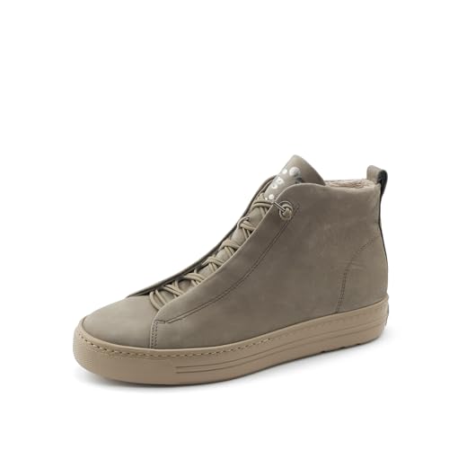 Paul Green Sneaker 5283-056, Rauleder, Grau, Damen EU 3,5/36