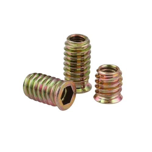 Kensut?n 5/20P M6 M8 M10 �X�`�[�����^���Z�p�Z�p�\�P�b�g�h���C�u�w�b�h���ߍ��݃C���T�[�g�i�b�gE�i�b�g�ؐ��Ƌ�p���O�˂�(20pcs M6x20mm)