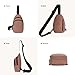 Telena Sling Bag for Women Crossbody Bags Fashion Fanny Pack Cross Body for Travel Hiking Cycling 0-Pink