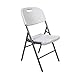 Papillon - Sedia pieghevole, bianca, con impugnatura, misure 47 x 42 x 88 cm, in polietilene, normale