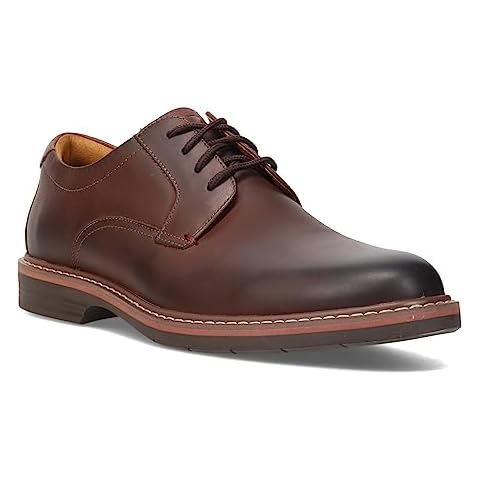 Florsheim Men's, Norwalk Plain Toe Oxford Brown Crazyhorse 10.5 M Cover