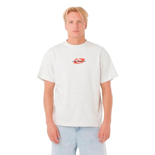 Rip Curl Medina T-Shirt pour Homme Coupe Ample Motif Marle, Sports Marle, L