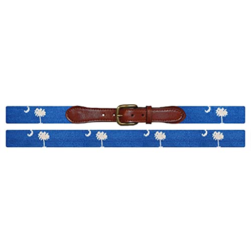 South Carolina Flag Needlepoint Belt in Blue by Smathers & Branson2