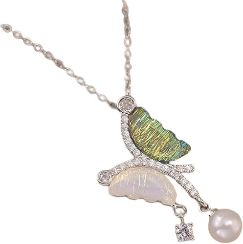 Collier ras de cou papillon en argent anti-ternissement pour peaux sensibles