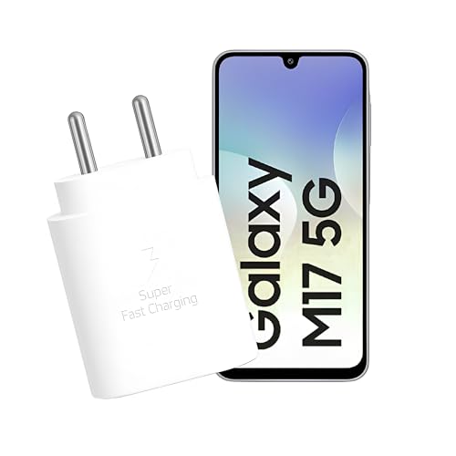 Image of 25W Type-C SuperFast Charger Compatible with Samsung Galaxy [Zovc Super Fast Charger for S23 /S22 /S21 /21 fe /S20 /M14 5G /M34 /M54 /M53 5g /M33 /M13 /A34 /A54 5G /All S /M /Z /A Series(BIS Certified)