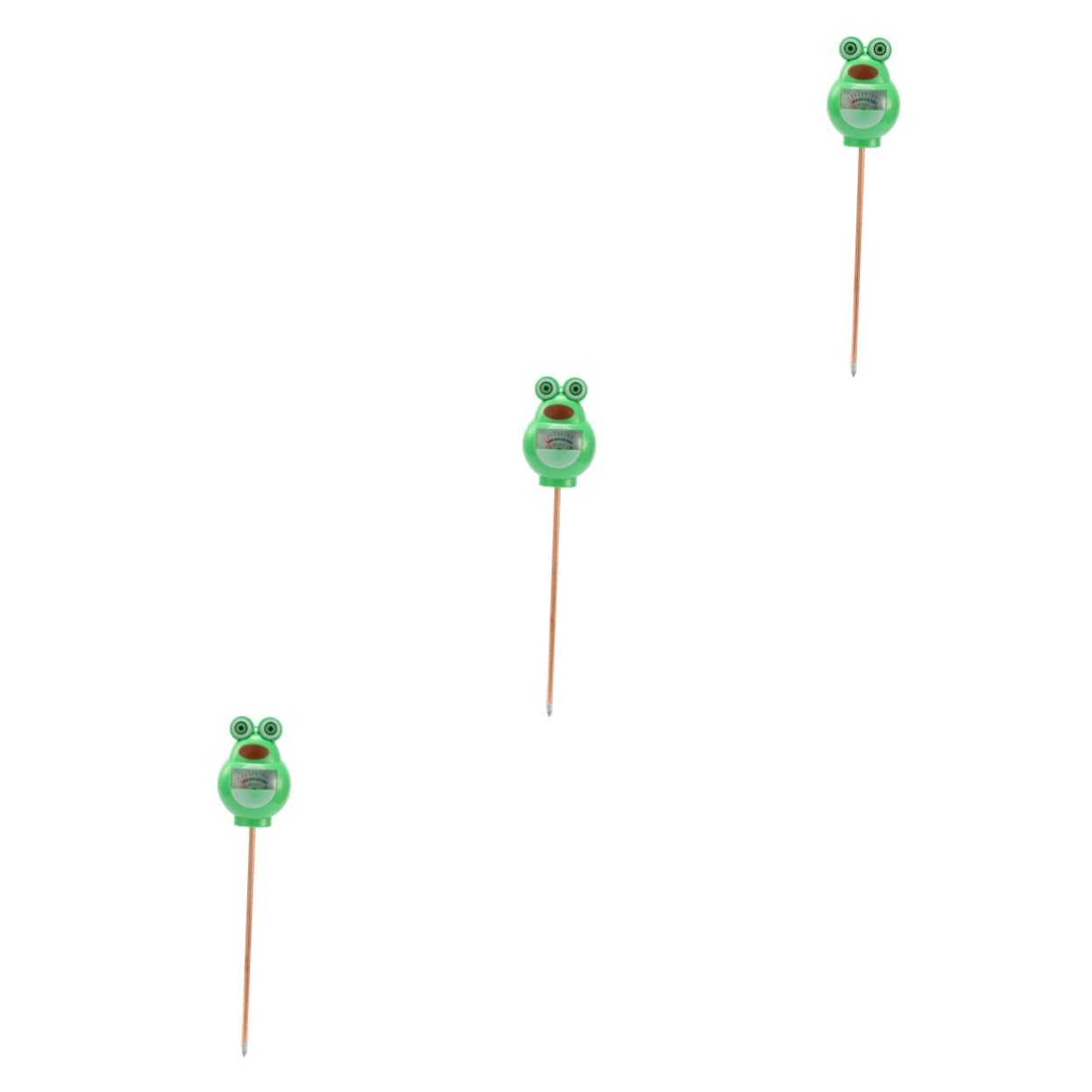BESPORTBLE 3 Piezas medidor de humedad del suelo probador de suelo ensayador plantas suelo de jardin humidómetro de suelo herramienta de prueba de suelo húmedo Green