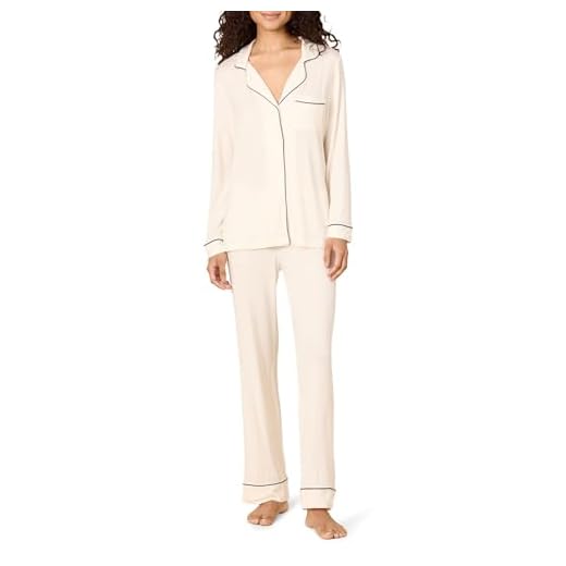 Amazon Essentials x Sofia Grainge Women's PJ Set, Ivory, X-Large
