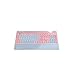 immagine 2ASUS ROG Strix Flare PINK Tastiera Meccanica RGB Gaming con Switch Cherry MX RED, Badge Illuminato Personalizzabile, Poggiapolsi Incluso [Layout Italiano]