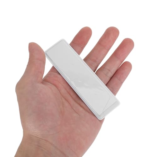 Portaetiquetas magnético de PVC con diseño compacto para estantes de oficina y tienda 10 uds 5