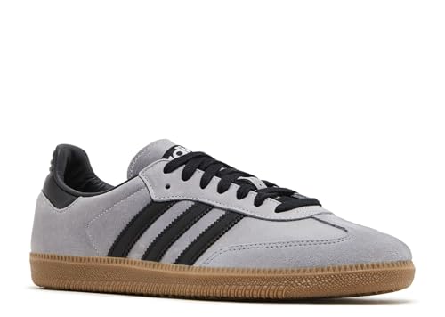 adidas Samba OG Men's Sneakers, Halo Silver/Core Black/Brown Desert, Size 132