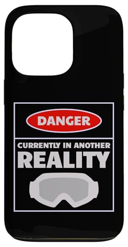 Hülle für iPhone 13 Pro Danger Currently In Another Reality Lustiges Geschenk für VR-Gamer