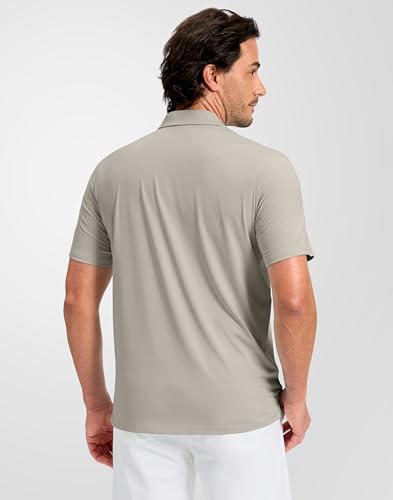 Image of Obla Mens Golf Shirt Short Sleeve Dry Fit Moisture Wicking Performance Athletic Casual Work Collared Polo Shirts for Men
