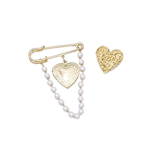 Broche en chaîne pour costume vintage, l'accessoire rétro idéal pour rehausser un pull d'hiver