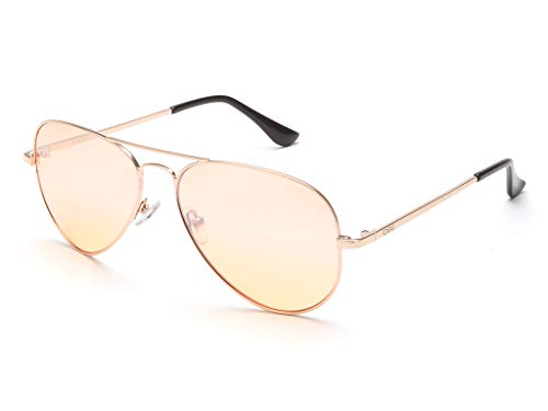 Image of IDEE 100% UV Protected Sunglasses for Unisex | Size- Large | Shape- Aviator | Model- IDS2500