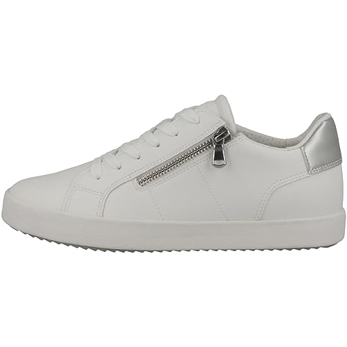 Geox D Blomiee A, Sneakers Mujer, Optic White, 39 EU