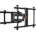 ECHOGEAR XL Full Motion TV Wall Mount - Universal Bracket for Big TVs Up to 90" - Smooth Articualtion Plus Easy 3 Step Install with Pre-Assembled TV Interface - Ideal for OLED & QLED TVs