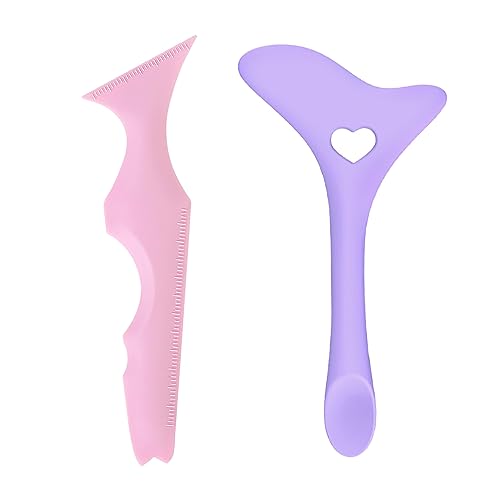 Zuroki 2PCS Stencil per eyeliner in