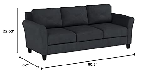 Lifestyle Solutions Harrington Sofa In Grey, Dark Grey #TOP6