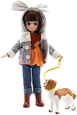 Lottie Doll Walk in The Park | A Doll for Girls & Boys with Doll Dog | Fashion Doll For Fall | Winter Doll with Boots and Doll Fleece Jacket with Cute Ears