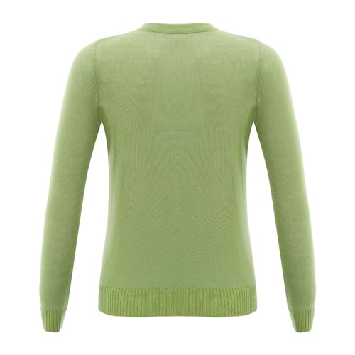 Loyan Kids Girls Cardigan Sweater Button Down Long Sleeve Knitted Bolero Shrug Tops2